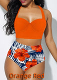 Sexy High Waist Bikini Swimsuit Women Swimwear Print Push Up Bikini Set Bandeau Two Piece Suit Beach Wear Swimming Suit 2020 New - ENSEIGNE DENIS