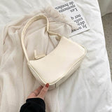 Vintage Retro Totes Bags For Women 2020 Fashion Handbag Soft Leather Female Small Subaxillary Bag Casual Retro Mini Shoulder Bag - ENSEIGNE DENIS