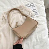 Vintage Retro Totes Bags For Women 2020 Fashion Handbag Soft Leather Female Small Subaxillary Bag Casual Retro Mini Shoulder Bag - ENSEIGNE DENIS