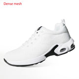 Women Lightweight Sneakers Air Cushion Ladies Trainers Basket Tenis Casual White Platform Flat Sneakers Breathable Mesh Comfort - ENSEIGNE DENIS