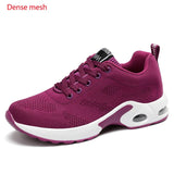 Women Lightweight Sneakers Air Cushion Ladies Trainers Basket Tenis Casual White Platform Flat Sneakers Breathable Mesh Comfort - ENSEIGNE DENIS