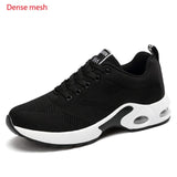 Women Lightweight Sneakers Air Cushion Ladies Trainers Basket Tenis Casual White Platform Flat Sneakers Breathable Mesh Comfort - ENSEIGNE DENIS