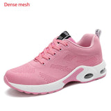 Women Lightweight Sneakers Air Cushion Ladies Trainers Basket Tenis Casual White Platform Flat Sneakers Breathable Mesh Comfort - ENSEIGNE DENIS