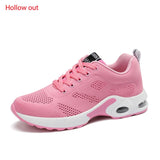 Women Lightweight Sneakers Air Cushion Ladies Trainers Basket Tenis Casual White Platform Flat Sneakers Breathable Mesh Comfort - ENSEIGNE DENIS