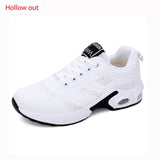 Women Lightweight Sneakers Air Cushion Ladies Trainers Basket Tenis Casual White Platform Flat Sneakers Breathable Mesh Comfort - ENSEIGNE DENIS