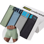 4pc/lot Boxershorts Men Boxers Male Underwear Man Panties Cotton Soft Short Boxer Mesh Mens Hombre Cueca Plus Size OR212
