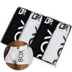 4pc/lot Boxershorts Men Boxers Male Underwear Man Panties Cotton Soft Short Boxer Mesh Mens Hombre Cueca Plus Size OR212