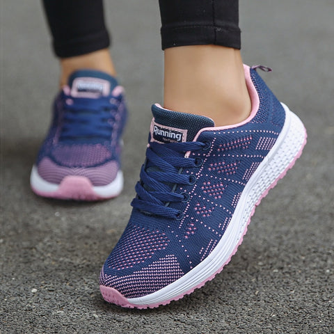 Women Shoes Ultralight Women Flat Shoes With Breathable Mesh Sneakers Woman Plus Size 42 Sports Chaussure Femme Flats Casual - ENSEIGNE DENIS