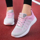 Women Shoes Ultralight Women Flat Shoes With Breathable Mesh Sneakers Woman Plus Size 42 Sports Chaussure Femme Flats Casual - ENSEIGNE DENIS