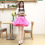 New Short Tulle Petticoat Dress Girls Skirt Petticoat Tutu Lolita Faldas Cupcake Dress Multi Color EE102