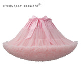 New Short Tulle Petticoat Dress Girls Skirt Petticoat Tutu Lolita Faldas Cupcake Dress Multi Color EE102