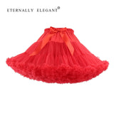 New Short Tulle Petticoat Dress Girls Skirt Petticoat Tutu Lolita Faldas Cupcake Dress Multi Color EE102