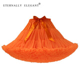 New Short Tulle Petticoat Dress Girls Skirt Petticoat Tutu Lolita Faldas Cupcake Dress Multi Color EE102