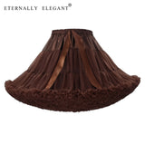 New Short Tulle Petticoat Dress Girls Skirt Petticoat Tutu Lolita Faldas Cupcake Dress Multi Color EE102