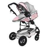 Luxurious Baby Stroller 3 in 1 Portable Travel Baby Carriage Folding Prams Aluminum Frame High Landscape Car for Newborn Baby - ENSEIGNE DENIS