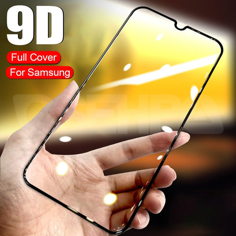 9D Tempered Glass For Samsung Galaxy A10 A30 A50 A70 Screen Protector Samsung A20E A10S A20S A30S A40S A50S A70S M10S M30S Glass - ENSEIGNE DENIS