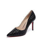 Europe Sexy Women Shoes  Red Bottom High Heels Pumps Spring/Autumn 2019 New Pointed Thin Heels Slip-on Shoes Woman Party Shoes - ENSEIGNE DENIS