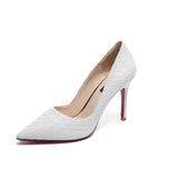 Europe Sexy Women Shoes  Red Bottom High Heels Pumps Spring/Autumn 2019 New Pointed Thin Heels Slip-on Shoes Woman Party Shoes - ENSEIGNE DENIS