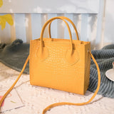 2020 Fashion Trend Women Crocodile Pattern Crossbody Handbags Vintage Classic Solid Style Shoulder Bag Stylish Tote for Ladies - ENSEIGNE DENIS