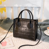 2020 Fashion Trend Women Crocodile Pattern Crossbody Handbags Vintage Classic Solid Style Shoulder Bag Stylish Tote for Ladies - ENSEIGNE DENIS