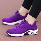 BLWBYL Platform Ladies Sneakers Breathable Women Casual Shoes Woman Fashion Height Increasing Shoes Plus Size 35-42 - ENSEIGNE DENIS