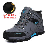 Brand Men Winter Snow Boots Waterproof Leather Sneakers Super  Warm Men's Boots Outdoor Male Hiking Boots Work Shoes Size 39-47 - ENSEIGNE DENIS