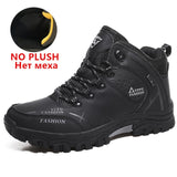 Brand Men Winter Snow Boots Waterproof Leather Sneakers Super  Warm Men's Boots Outdoor Male Hiking Boots Work Shoes Size 39-47 - ENSEIGNE DENIS