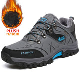 Brand Men Winter Snow Boots Waterproof Leather Sneakers Super  Warm Men's Boots Outdoor Male Hiking Boots Work Shoes Size 39-47 - ENSEIGNE DENIS