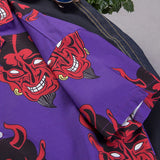 Hawaiian Shirt Men Hip Hop streetwear Devil Anime Printing Shirts camisa masculina short sleeve for men Holiday Beach shirts