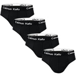 4pcs/Lot Men's Underwear Male Solid Briefs Underpants for Men Brief Bamboo Fiber Panties Mens Bikini Pant Men Sexy Slip Hombre