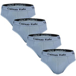 4pcs/Lot Men's Underwear Male Solid Briefs Underpants for Men Brief Bamboo Fiber Panties Mens Bikini Pant Men Sexy Slip Hombre