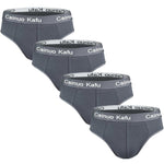 4pcs/Lot Men's Underwear Male Solid Briefs Underpants for Men Brief Bamboo Fiber Panties Mens Bikini Pant Men Sexy Slip Hombre