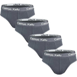 4pcs/Lot Men's Underwear Male Solid Briefs Underpants for Men Brief Bamboo Fiber Panties Mens Bikini Pant Men Sexy Slip Hombre