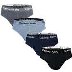 4pcs/Lot Men's Underwear Male Solid Briefs Underpants for Men Brief Bamboo Fiber Panties Mens Bikini Pant Men Sexy Slip Hombre