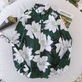 Autumn New Men Long Sleeve Shirt Personality Newspaper Print Men Streetwear Shirt Casual Fashion Plus Size Loose Shirts For Men - ENSEIGNE DENIS