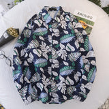 Autumn New Men Long Sleeve Shirt Personality Newspaper Print Men Streetwear Shirt Casual Fashion Plus Size Loose Shirts For Men - ENSEIGNE DENIS