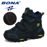 BONA New Popular Style Winter Children's Snow Boots Boys Girls Fashion Waterproof Warm Shoes Kids Thick Mid Non-Slip Boots - ENSEIGNE DENIS