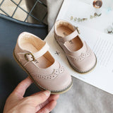 ULKNN New Grils Leather Shoes Casual Girls Autumn Winter Kids Pu Show White Shoes Children's  Black Pink size 21-30 Flats