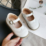 ULKNN New Grils Leather Shoes Casual Girls Autumn Winter Kids Pu Show White Shoes Children's  Black Pink size 21-30 Flats