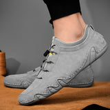 Men's Sneakers cow suede Leather Men Loafers Shoes Fashion Slip on Men Driving Shoes Soft Sapato Masculino Mocassin Homme - ENSEIGNE DENIS
