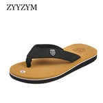 ZYYZYM Flip Flops Women Men Slippers Summer Anti-skid Outdoor Light Casual Beach Male Sandals Household Slipper - ENSEIGNE DENIS