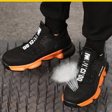 Breathable wrok shoes Men Safety Shoes lightweight Boots Steel Toe Cap Men Boots Indestructible Shoes Puncture-Proof Work Sneake - ENSEIGNE DENIS