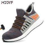 Breathable wrok shoes Men Safety Shoes lightweight Boots Steel Toe Cap Men Boots Indestructible Shoes Puncture-Proof Work Sneake - ENSEIGNE DENIS