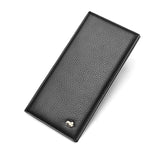 BISON DENIM 100% Cow Leather Wallet Men Fashion Bifold Card Holder Wallet RFID Blocking Male Short Purse High Quality N4475 - ENSEIGNE DENIS