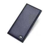 BISON DENIM 100% Cow Leather Wallet Men Fashion Bifold Card Holder Wallet RFID Blocking Male Short Purse High Quality N4475 - ENSEIGNE DENIS