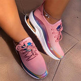 Women Lace Up Sneaker 2020 Woman Casual Mesh Spring Autumn Women's Breathable Ladies Comfortable Female Vulcanize Shoe Plus Size - ENSEIGNE DENIS