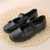 Cheap Shoes Women Leather Flats Female Flats Spring Shoes 2020 Classic Women's Loafers Casual Leather Shoes - ENSEIGNE DENIS