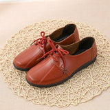 Cheap Shoes Women Leather Flats Female Flats Spring Shoes 2020 Classic Women's Loafers Casual Leather Shoes - ENSEIGNE DENIS