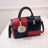 2020 Women PU Leather Handbag Femmes Messenger Bags With Ball Toy Bolsa Shoulder Bags sac a main Party Handbags сумка женская - ENSEIGNE DENIS