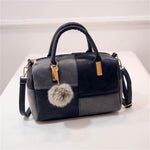 2020 Women PU Leather Handbag Femmes Messenger Bags With Ball Toy Bolsa Shoulder Bags sac a main Party Handbags сумка женская - ENSEIGNE DENIS